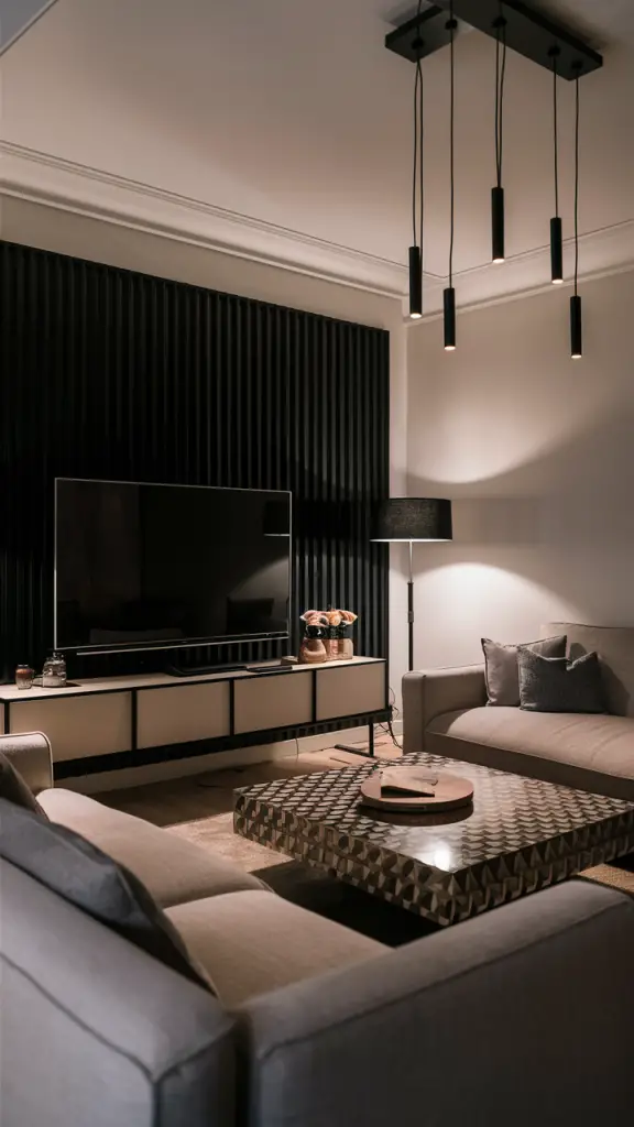 20 Inspiring Black Accent Wall Ideas to Transform Your Living Room