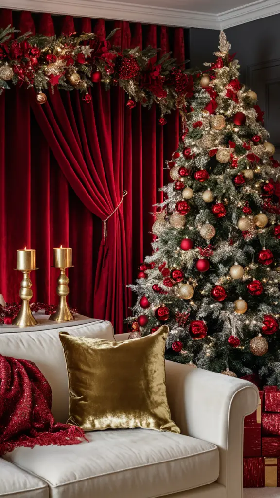 23 Inspiring Red Christmas Living Room Ideas for a Festive and Stylish Holiday