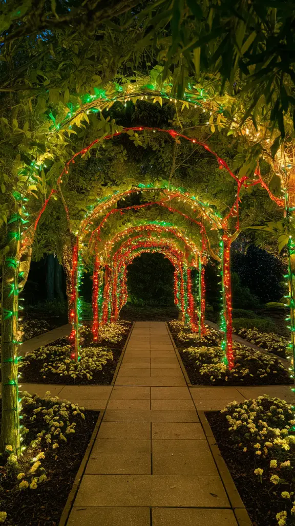 21 Festive Ideas for Decorating Your House with Green and Red Christmas Lights