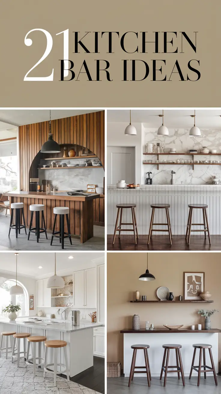Kitchen Bar Ideas: Stylish and Functional Designs for Every Home
