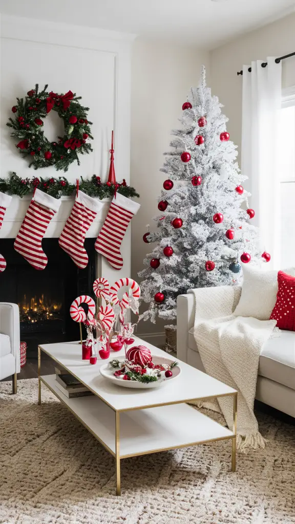 23 Inspiring Red Christmas Living Room Ideas for a Festive and Stylish Holiday