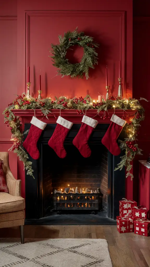 23 Inspiring Red Christmas Living Room Ideas for a Festive and Stylish Holiday