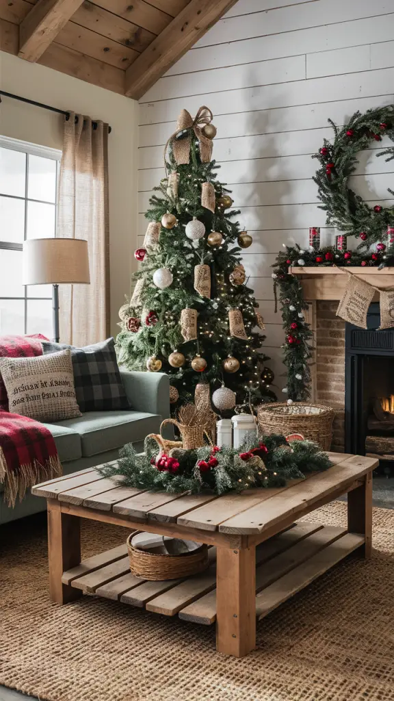 21 Stunning Christmas Decor Ideas to Transform Your Living Room This Holiday Seaso