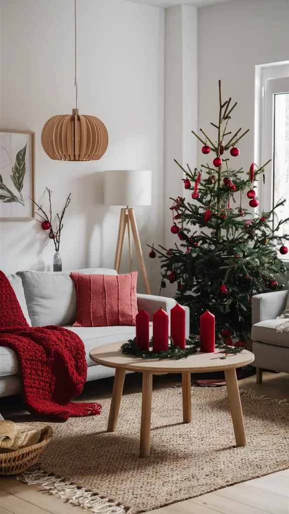 23 Inspiring Red Christmas Living Room Ideas for a Festive and Stylish Holiday