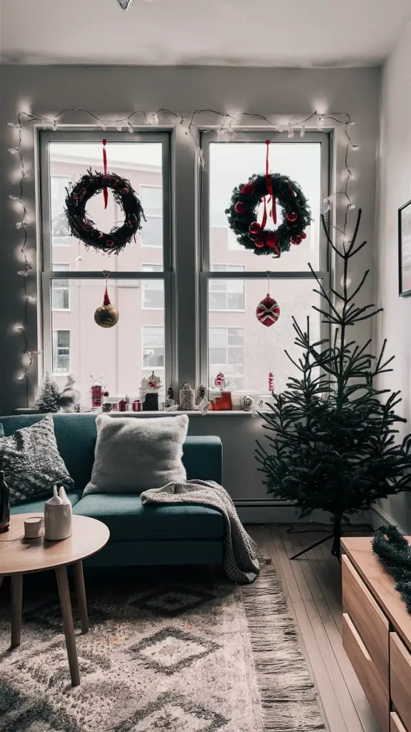 22 Creative Christmas Living Room Decor Ideas for Small Spaces