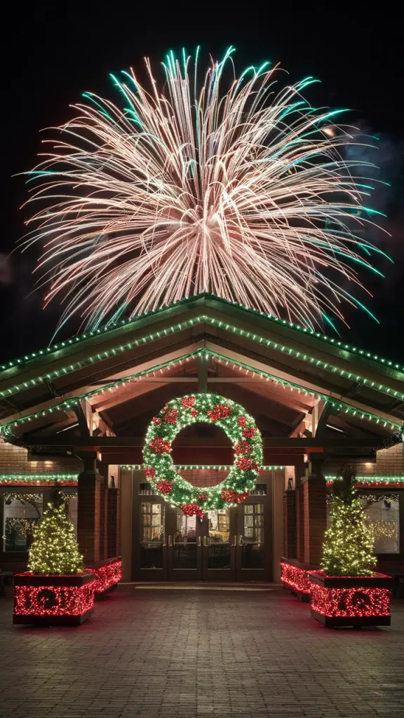 21 Festive Ideas for Decorating Your House with Green and Red Christmas Lights