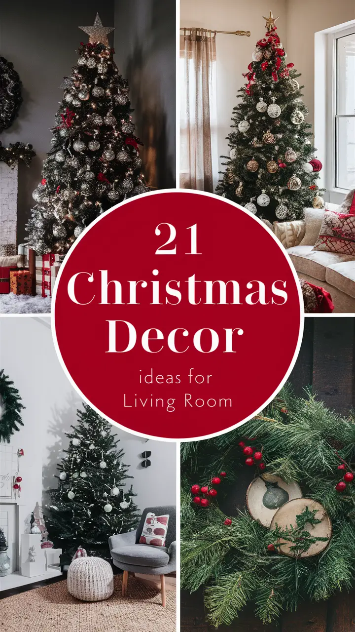 21 Stunning Christmas Decor Ideas to Transform Your Living Room This Holiday Seaso