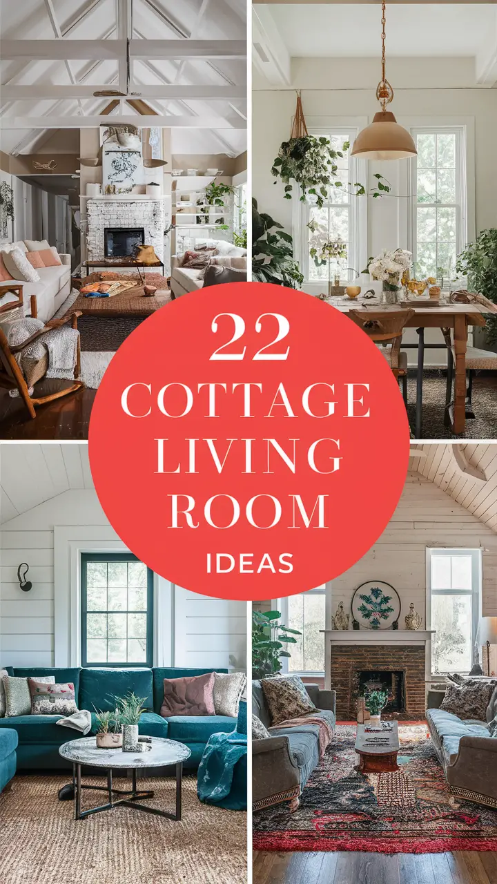 22 Charming Cottage Living Room Ideas for a Cozy, Inviting Space