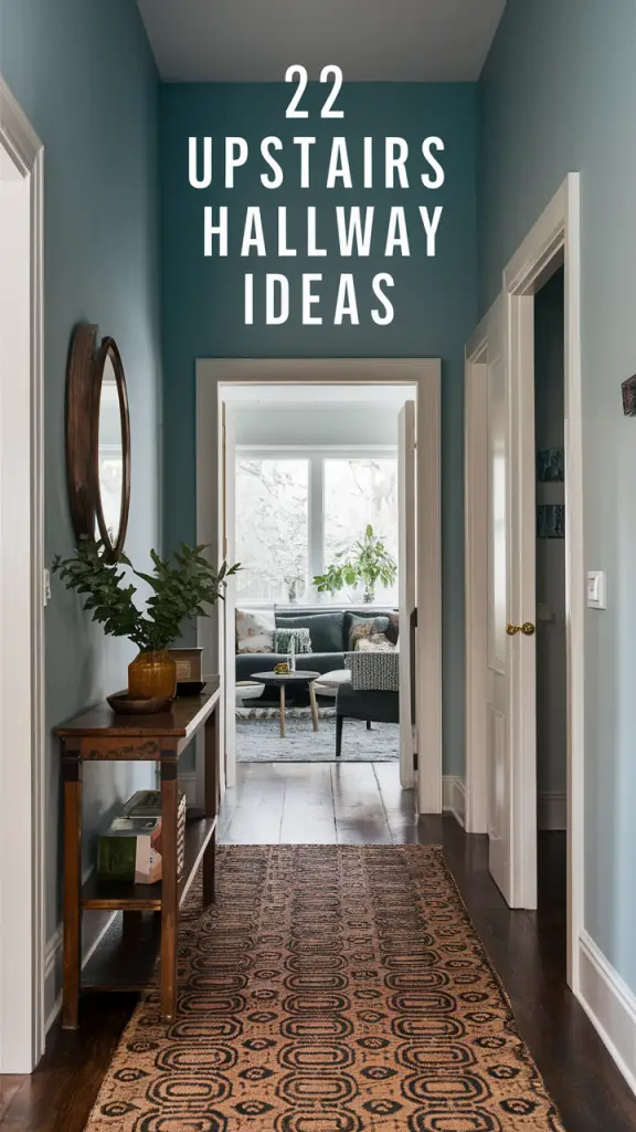 22 Stunning Upstairs Hallway Ideas to Elevate Your Home’s Design