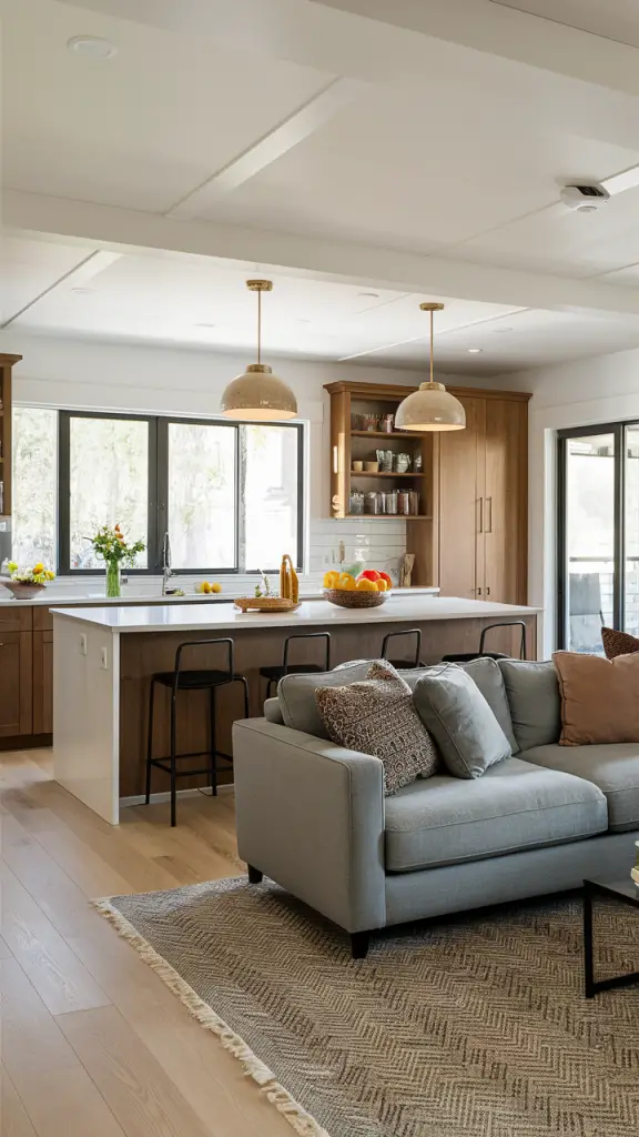 21 Open Kitchen Living Room Ideas for 2025: Stylish Designs and Space-Saving Solutions