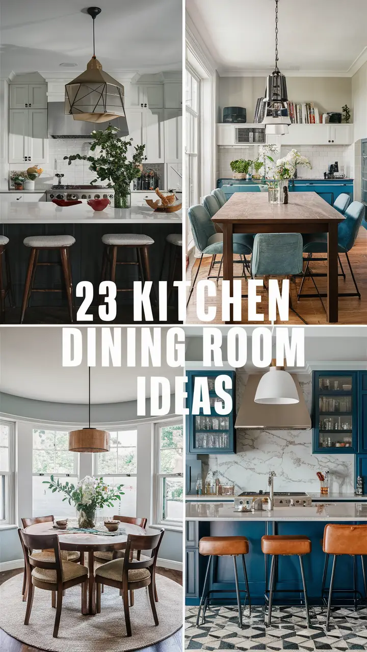 Kitchen Dining Room Ideas: Create a Stylish and Functional Combo Space