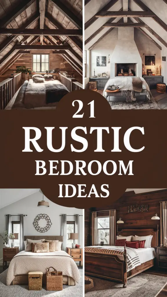 21 Rustic Bedroom Ideas: Cozy, Farmhouse, and Modern Designs for Every Style