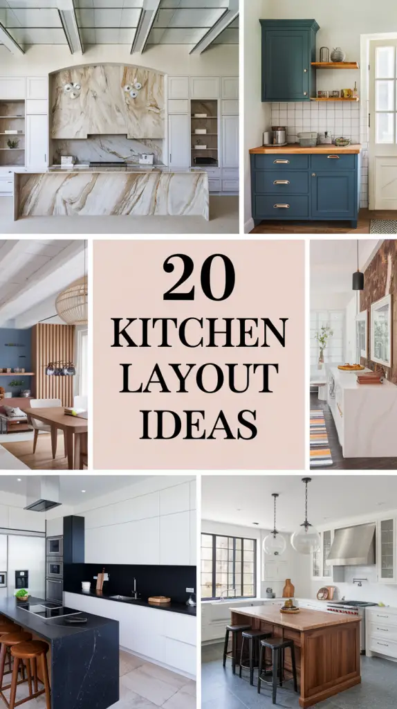 Kitchen Layout 20 Ideas: The Best Designs for Functionality and Style