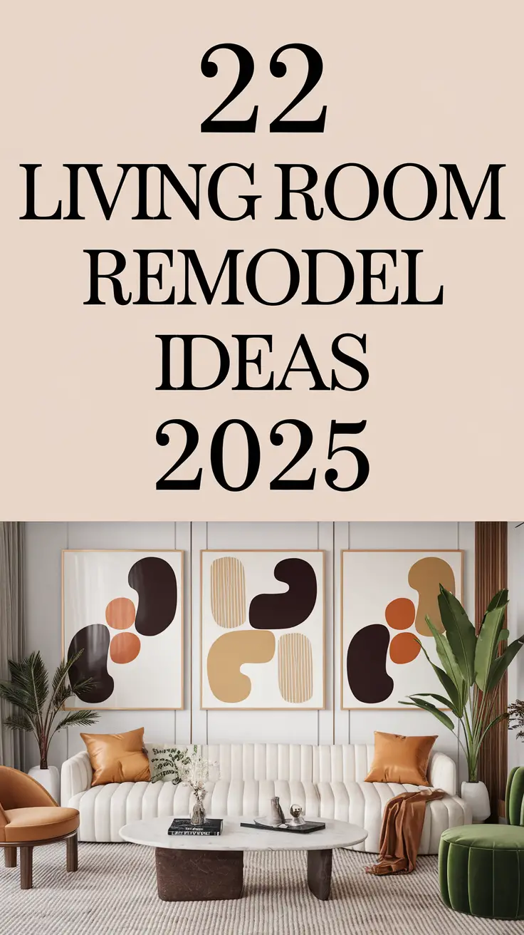 22 Living Room Remodel Ideas for 2025: Stylish, Modern, and Budget-Friendly Inspirations