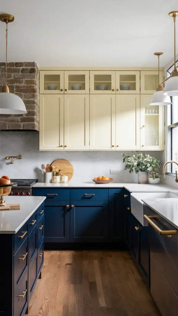 23 Inspiring Kitchen Cabinet Color Ideas: Modern Trends, Two-Tone Designs