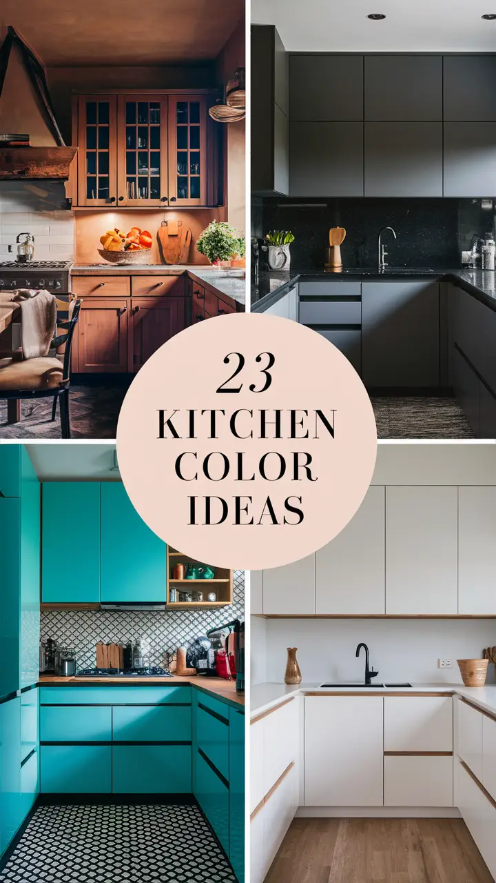 23 Inspiring Kitchen Cabinet Color Ideas: Modern Trends, Two-Tone Designs