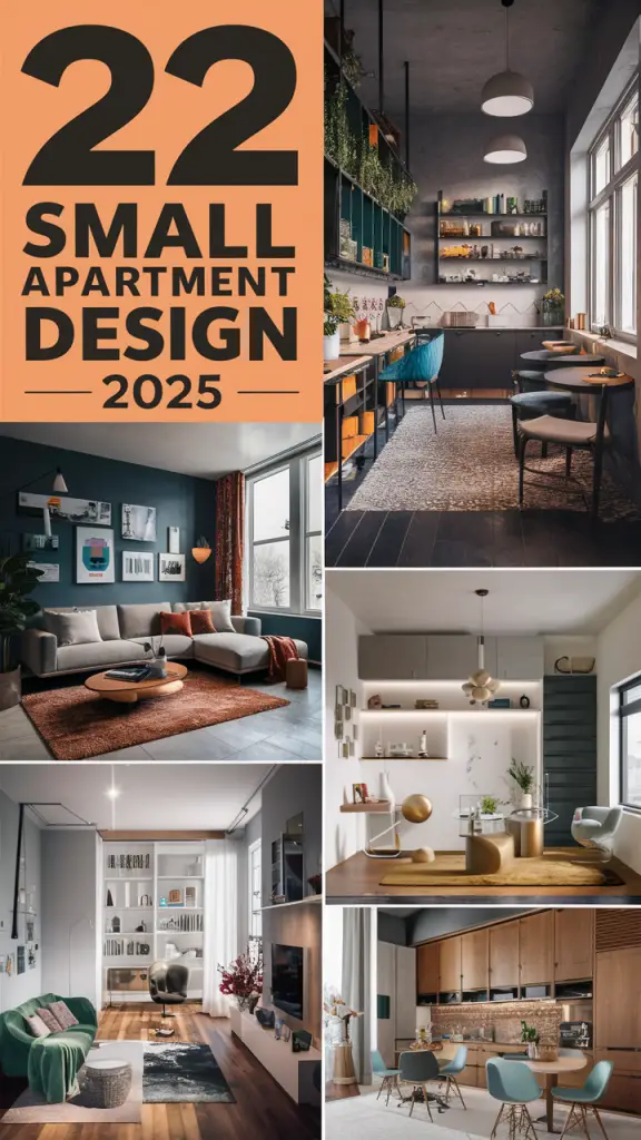 22 Small Apartment Design Ideas for 2025: Modern Layouts, Interiors, and Smart Solutions