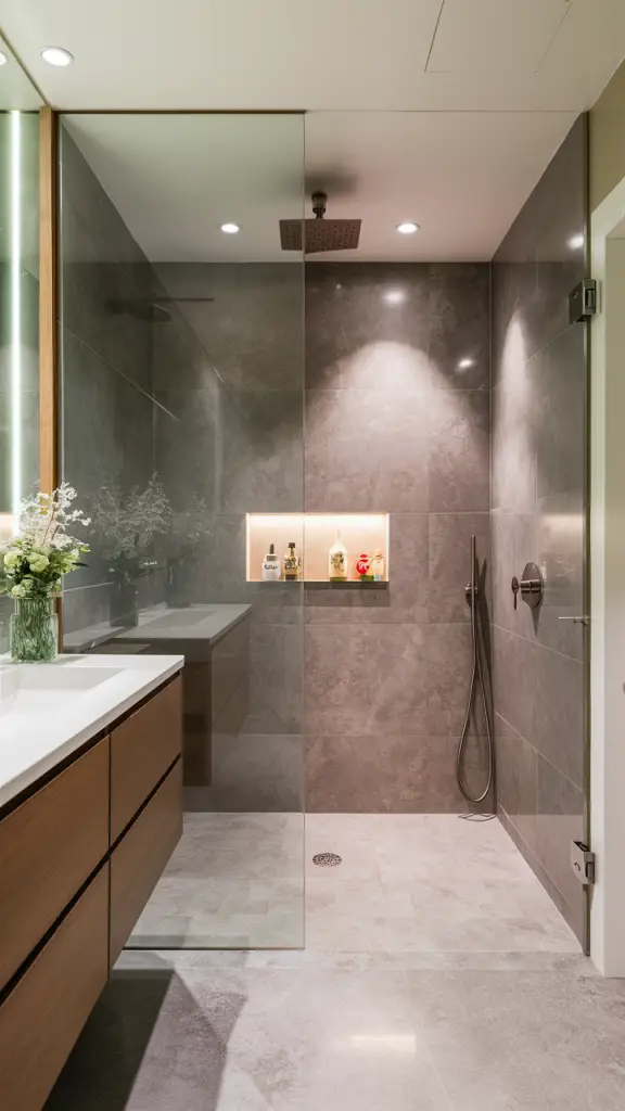 No Door Shower Ideas: Modern Walk-In Designs for a Stylish Bathroom