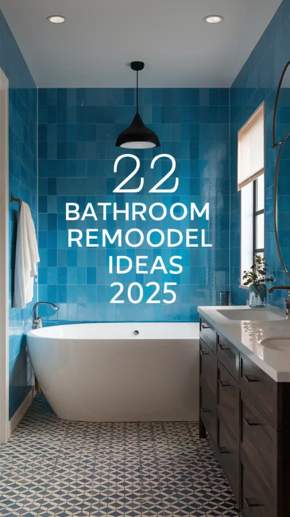 22 Bathroom Remodel Ideas for 2025: Modern, Farmhouse, and Budget-Friendly Inspirations