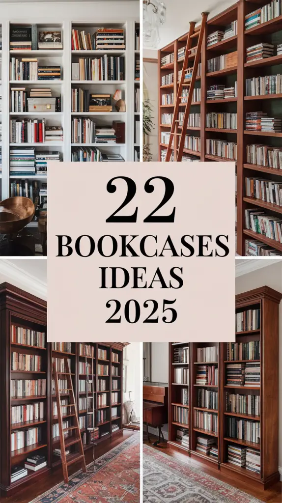 Bookcases Ideas 2025 – Stylish and Functional Designs for Every Space