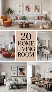 Home Living Room 20 Ideas: Stylish and Functional Designs for Every Space