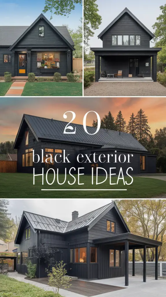 Black Exterior House Ideas: Elevate Your Home with Bold & Modern Designs