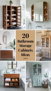 Bathroom Storage Cabinets 20 Ideas 2025: Stylish & Smart Storage Solutions