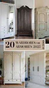 Wardrobes & Armoires Ideas 2025: Stylish Storage Solutions for Every Space