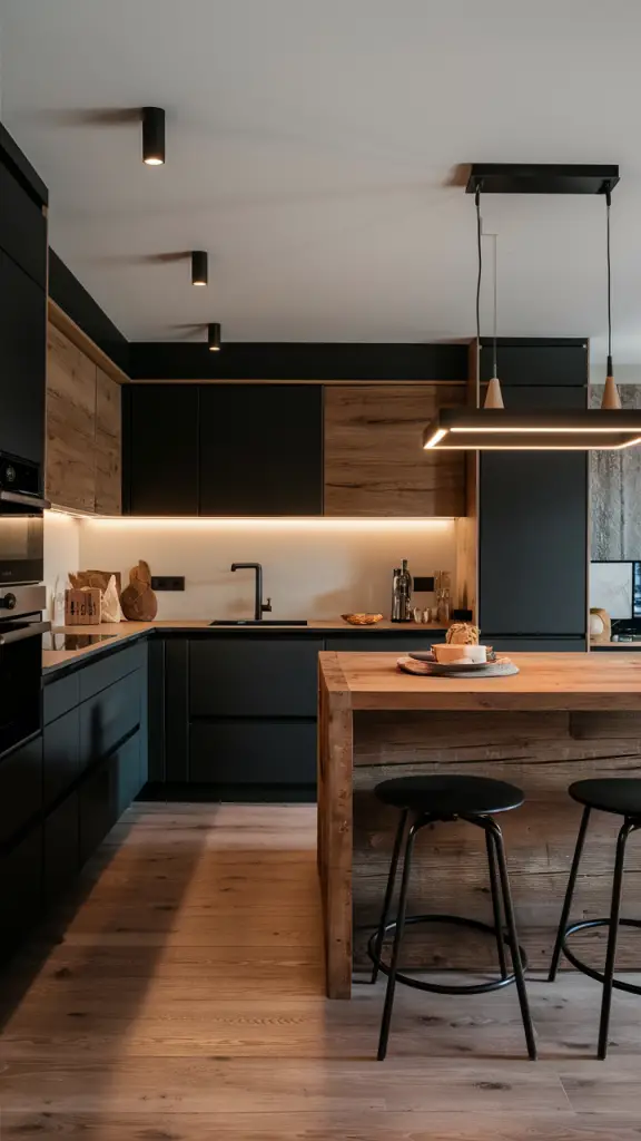 Black Kitchen 20 Ideas: Bold, Elegant, and Modern Designs for Every Space