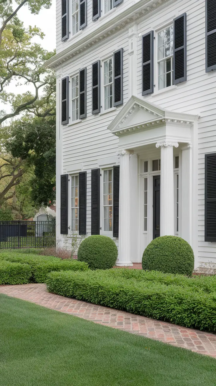 White Exterior House 28 Ideas for 2025: Timeless & Modern Inspirations