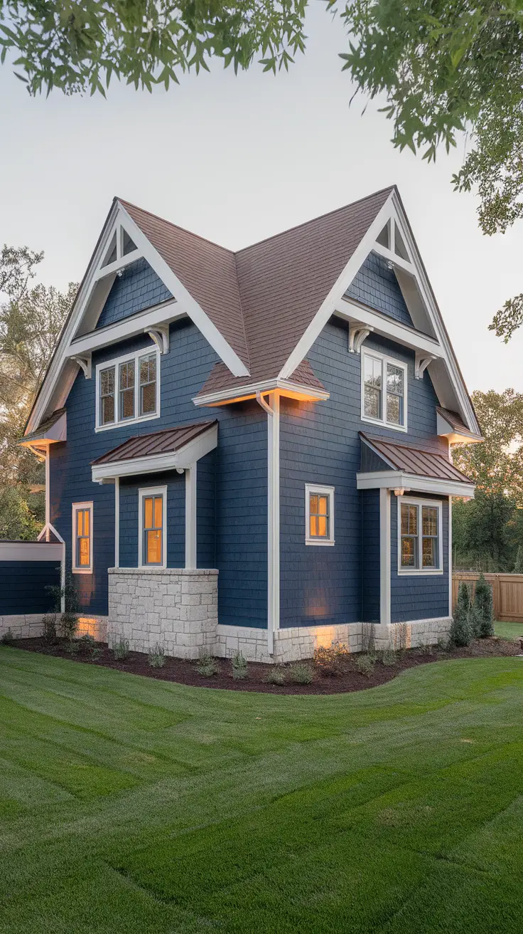 Blue Exterior House Ideas: Stunning Designs for a Timeless Home Introduction