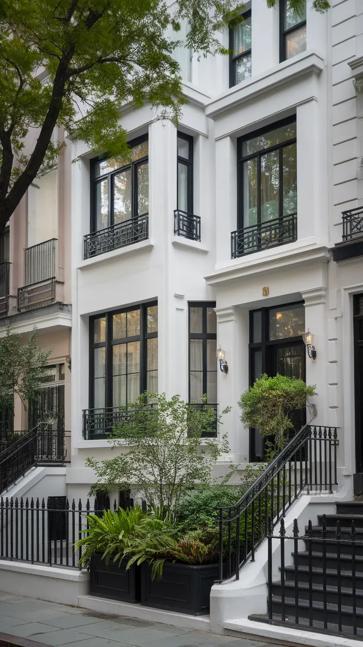 White Exterior House 28 Ideas for 2025: Timeless & Modern Inspirations