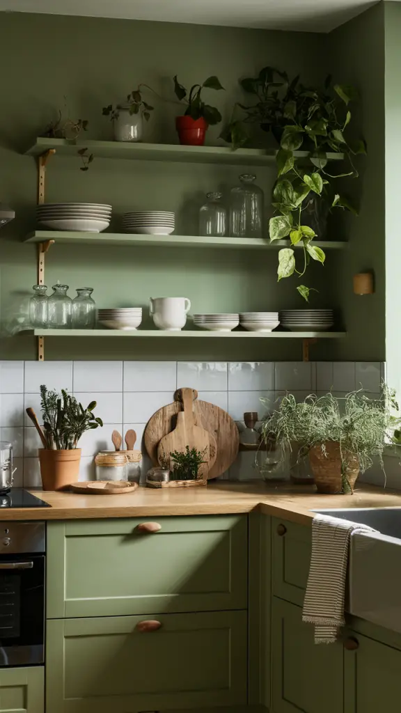 Green Kitchen 20 Ideas: Stylish and Refreshing Designs for Every Home