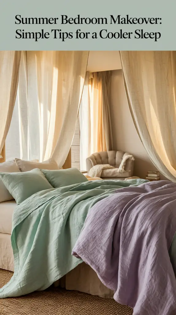 Summer Bedroom Makeover: Simple Tips for a Cooler Sleep in 2025