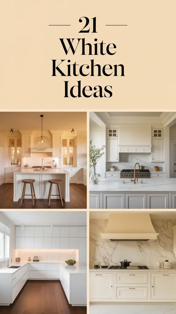 White Kitchen 21 Ideas 2025: Stunning Styles for Every Space