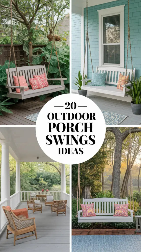 Outdoor Porch Swings 22 Ideas: Stylish & Cozy Seating for Every Home