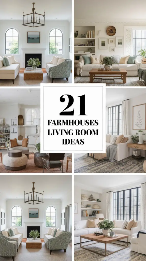 Farmhouse Living Room Ideas: 21 Cozy & Stylish Ways to Create a Rustic Retreat