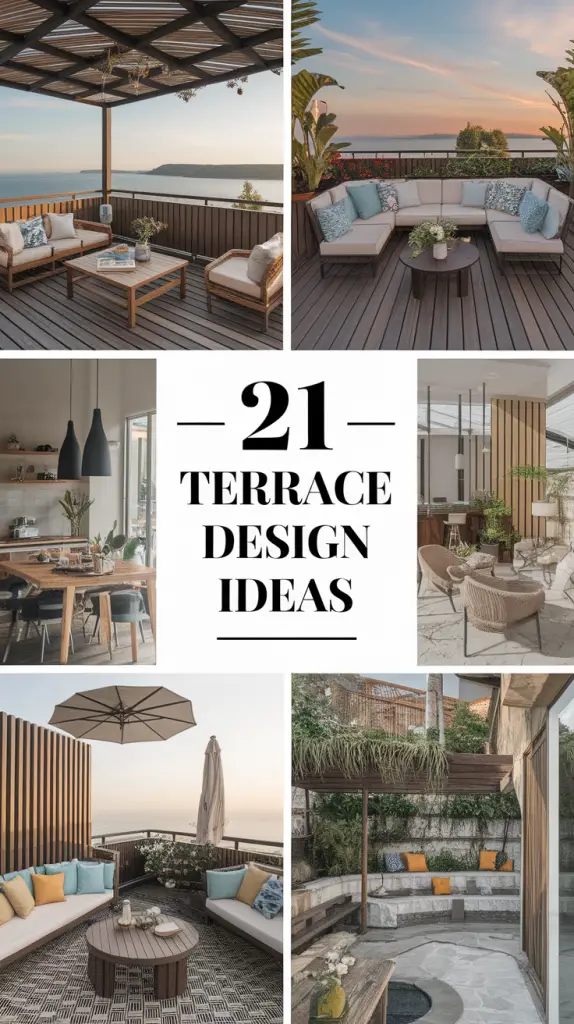 Terrace Design 21 Ideas: Stylish & Functional Outdoor Spaces