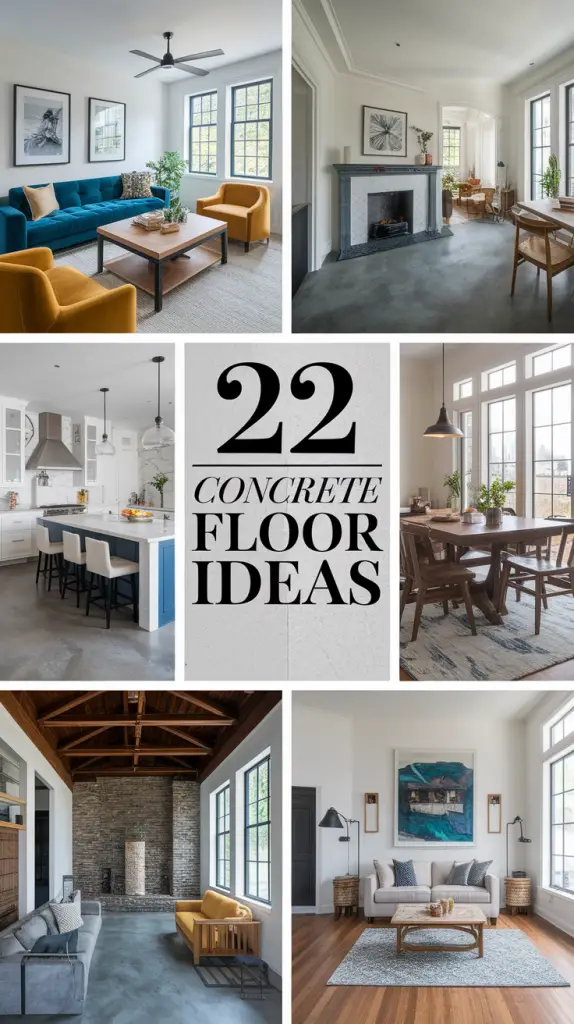 Concrete Floor Ideas: Stylish & Functional Solutions for Every Room