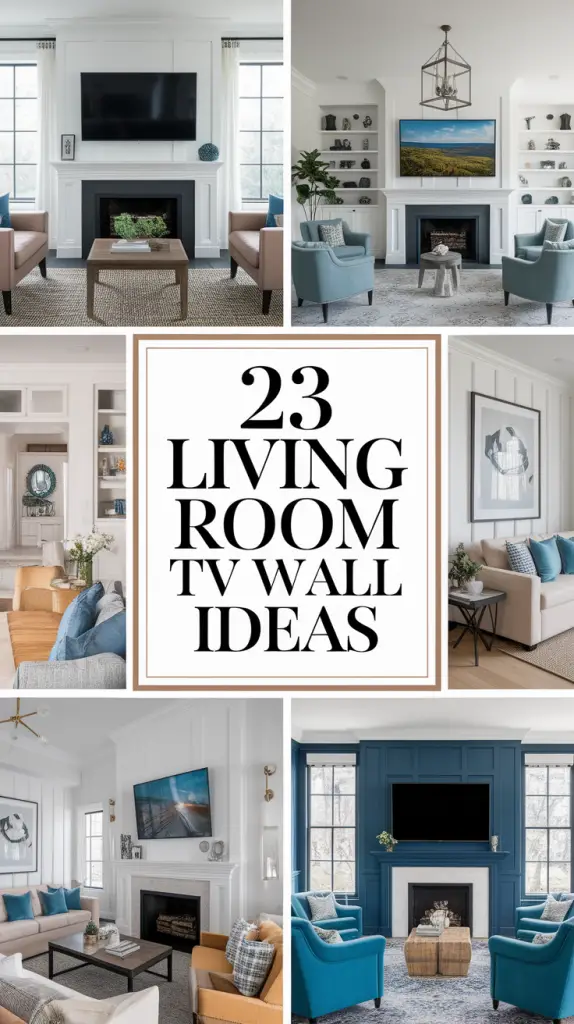 Living Room TV Wall Ideas: Stylish and Functional Designs for Every Space