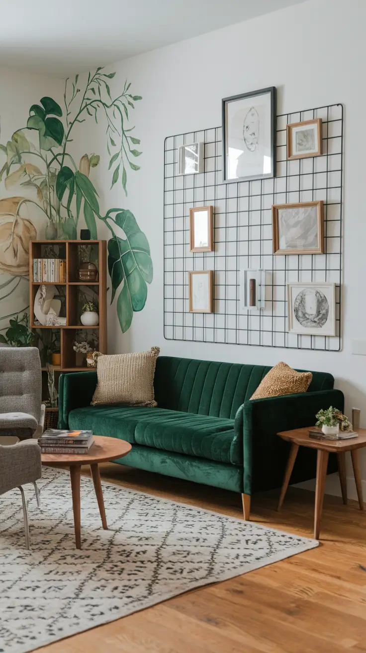 22 Unique Accent Walls In The Living Room: Bold Paint, Texture & Creative Design Ideas