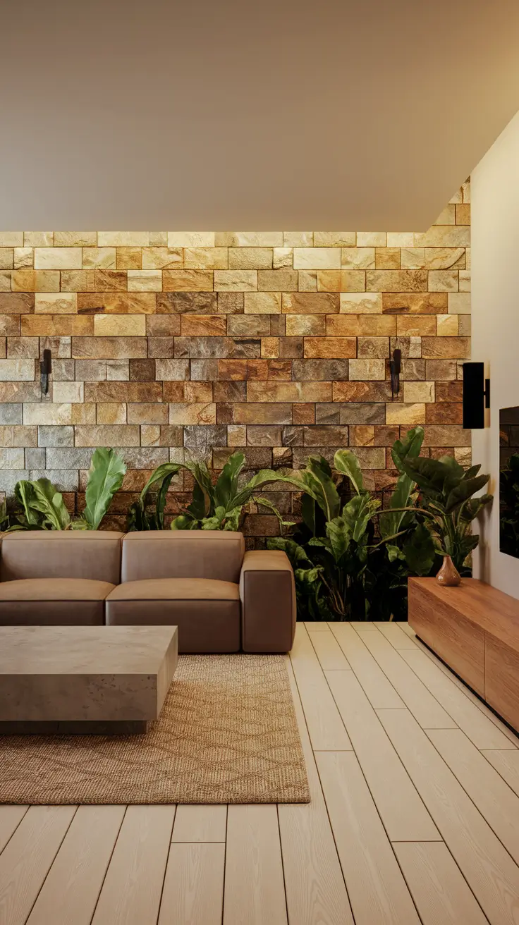 22 Unique Accent Walls In The Living Room: Bold Paint, Texture & Creative Design Ideas