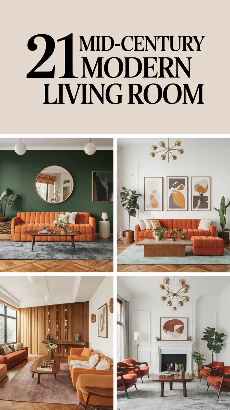 21 Stunning Mid-Century Modern Living Room Ideas for a Stylish Home