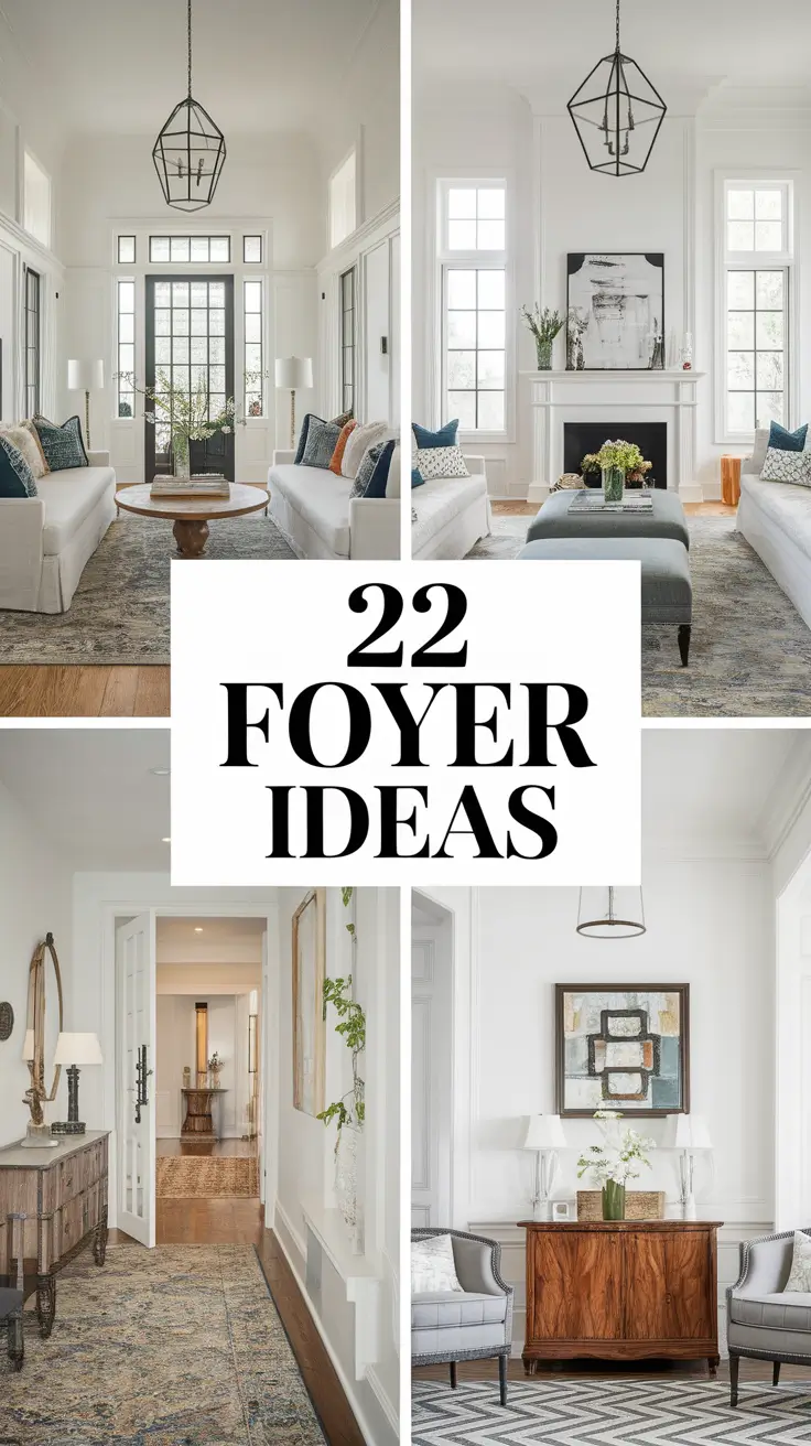 22 Foyer Ideas Entryway: Creative Inspirations for a Stunning Welcome Space 2025