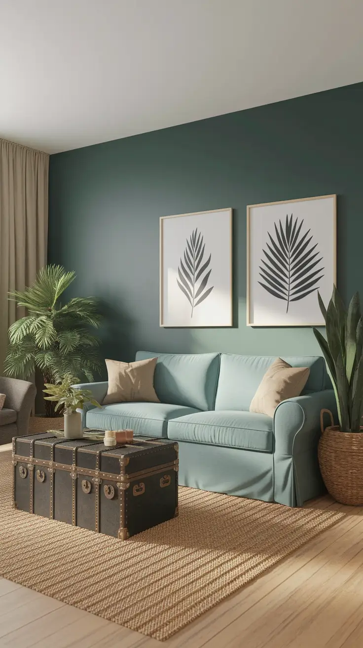 22 Unique Accent Walls In The Living Room: Bold Paint, Texture & Creative Design Ideas