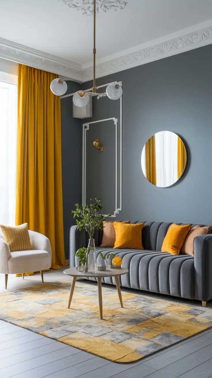 22 Unique Accent Walls In The Living Room: Bold Paint, Texture & Creative Design Ideas