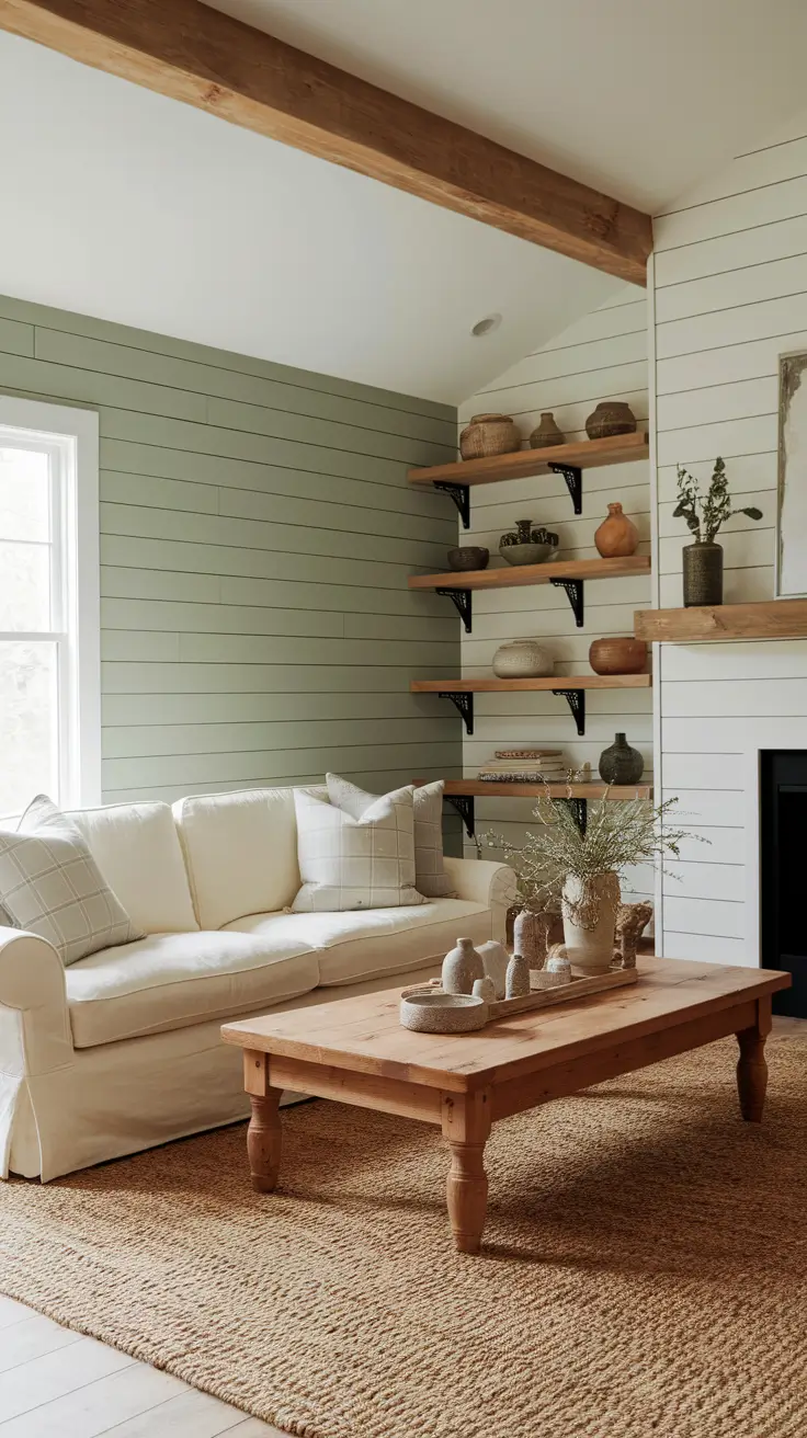 22 Unique Accent Walls In The Living Room: Bold Paint, Texture & Creative Design Ideas