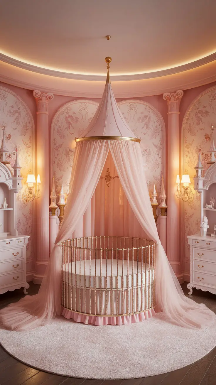 21 Beautiful & Creative Girls Nursery Ideas: Themes, Decor and Inspiration