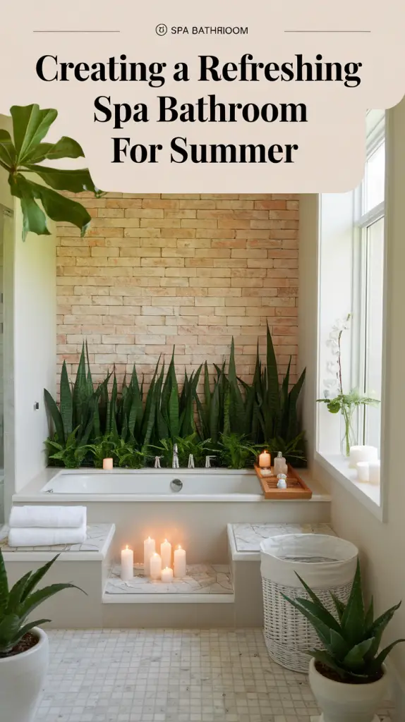 Creating a Refreshing Spa Bathroom for Summer in 2025