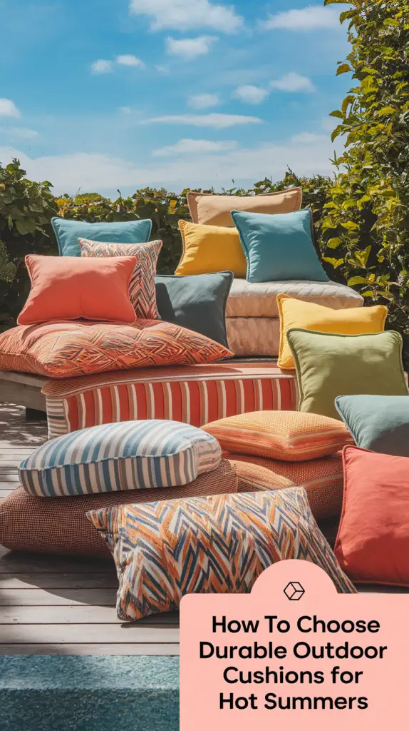 How to Choose Durable Outdoor Cushions for Hot Summers in 2025